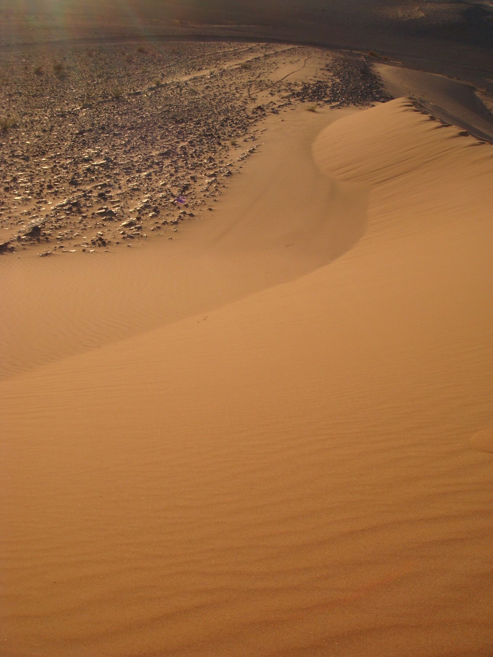 Sony DSC-T70 sample photo. Sand dune, sahara, desert photography