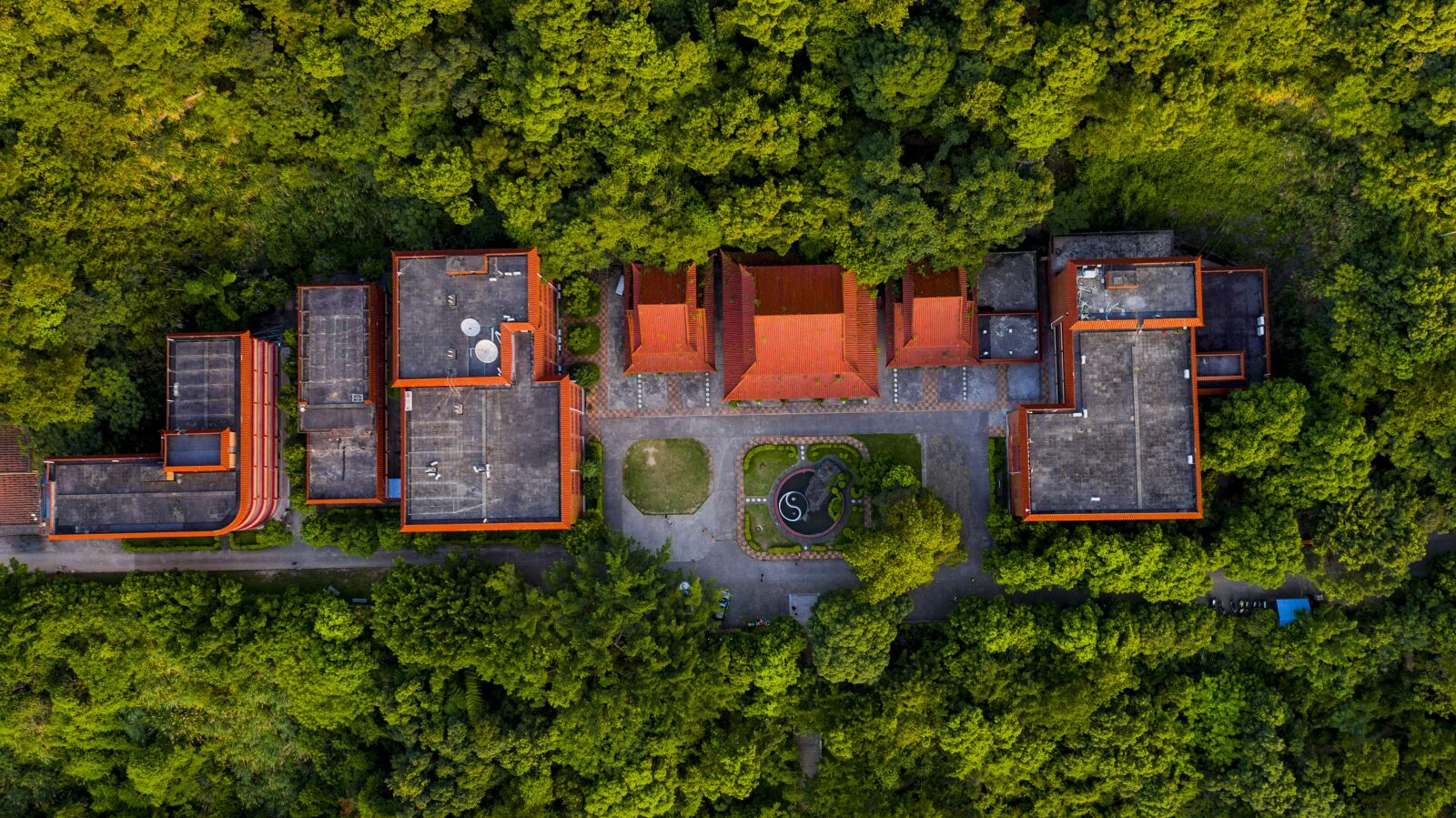 DJI FC550 sample photo. Building, temple, aerial photography