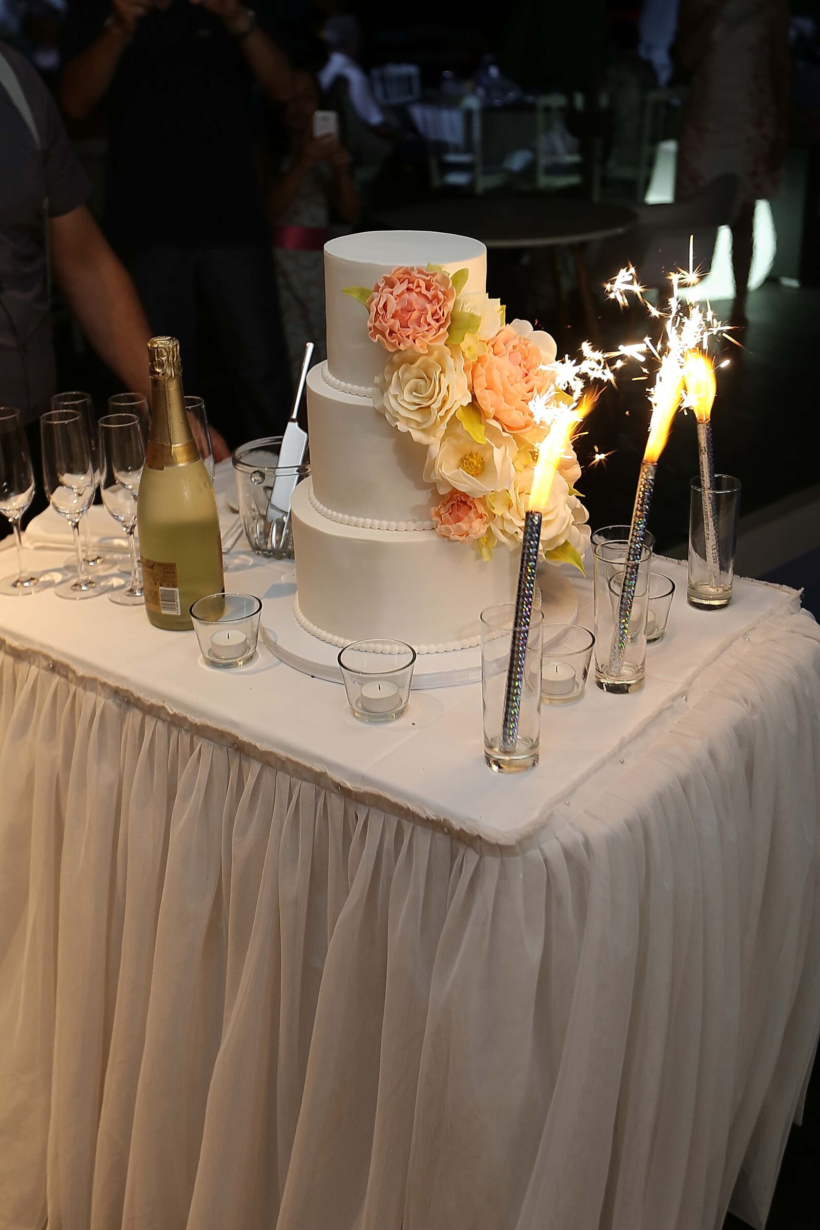 Canon EF 16-35mm F2.8L II USM sample photo. Party, cake, champagne, ceremony photography