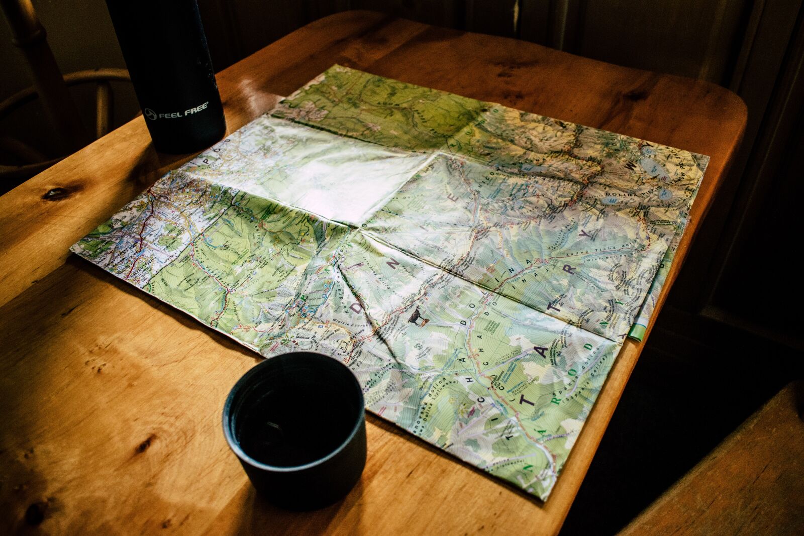 Nikon D3300 sample photo. Map, paper, tour photography
