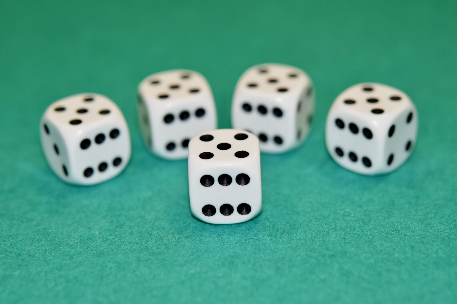 Nikon D5600 sample photo. Games dice, of, cube photography