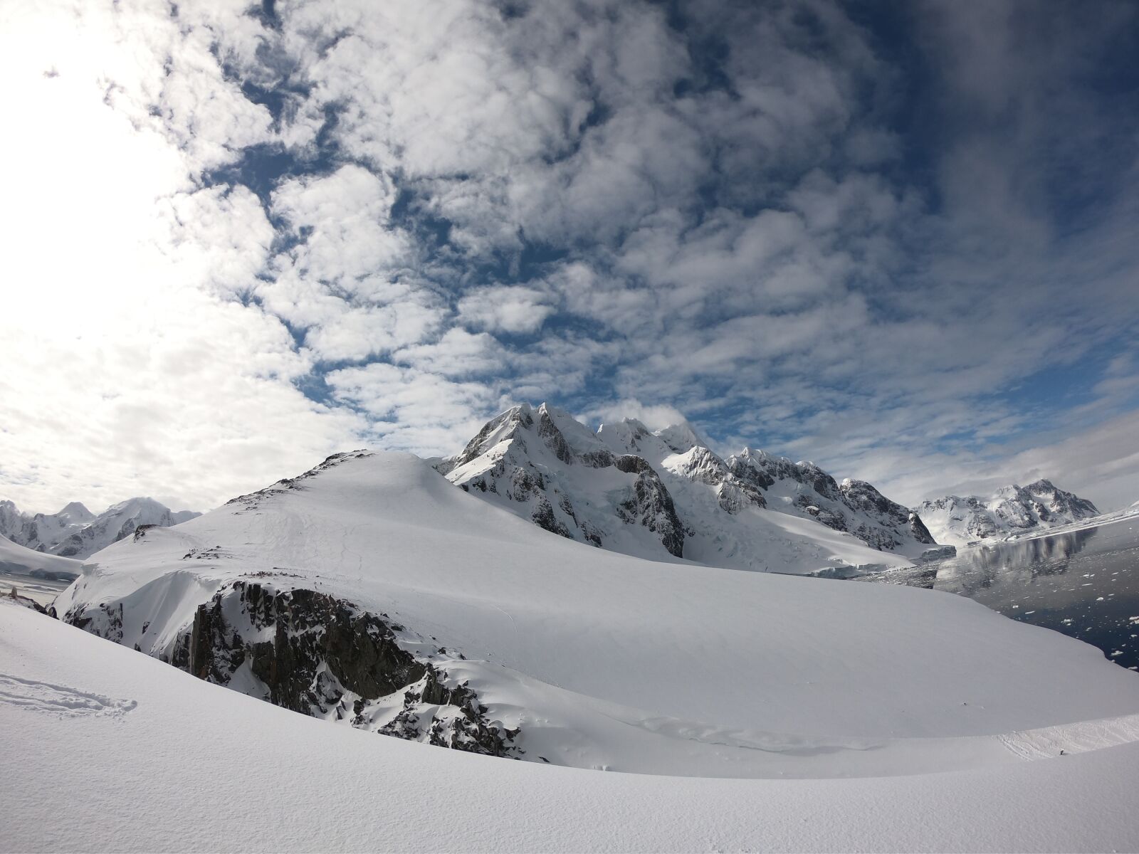 GoPro Hero6 Black sample photo. Antarctica, mountain, snow photography