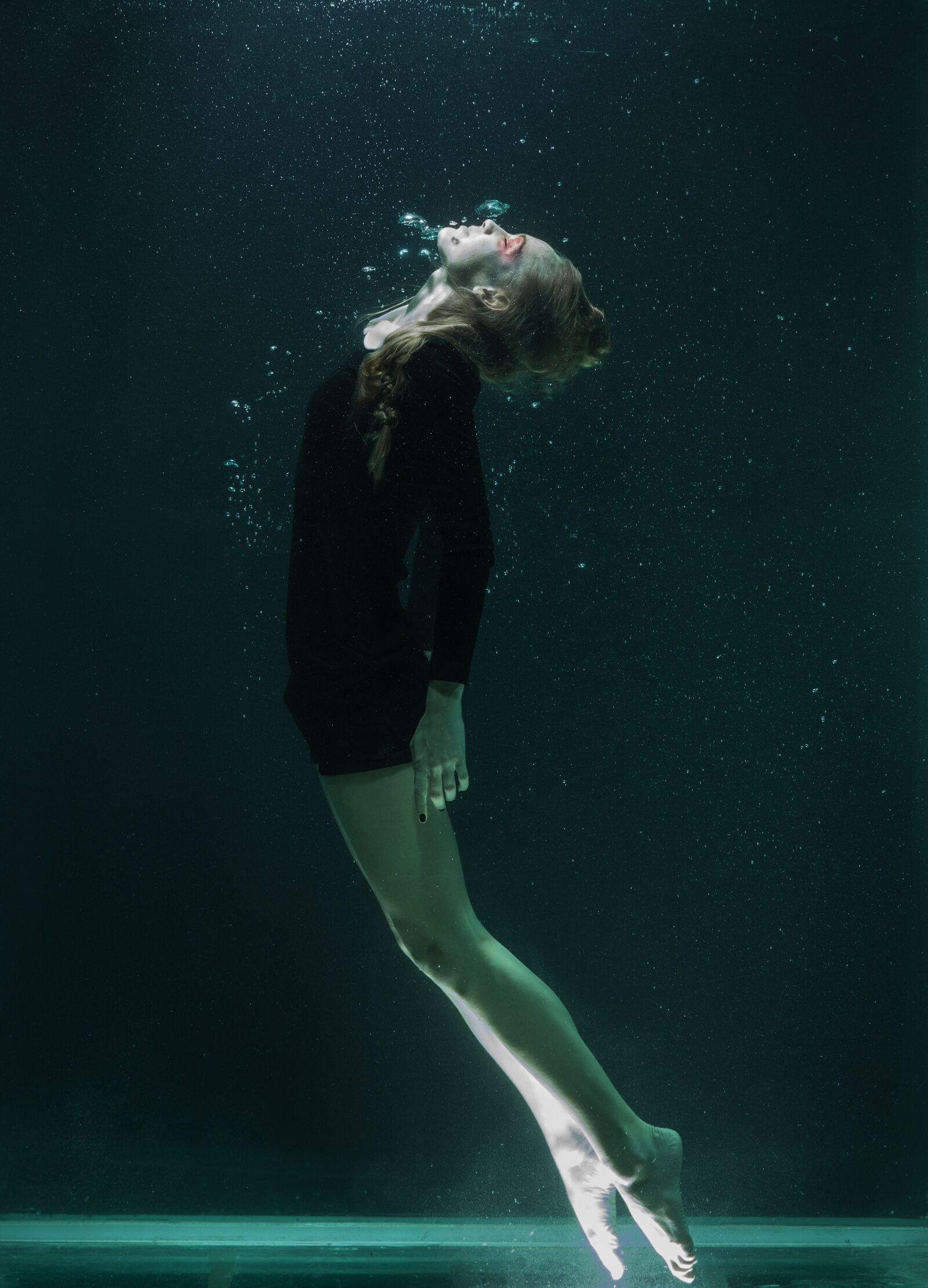 Sony Alpha DSLR-A850 sample photo. Underwater, model, portrait photography