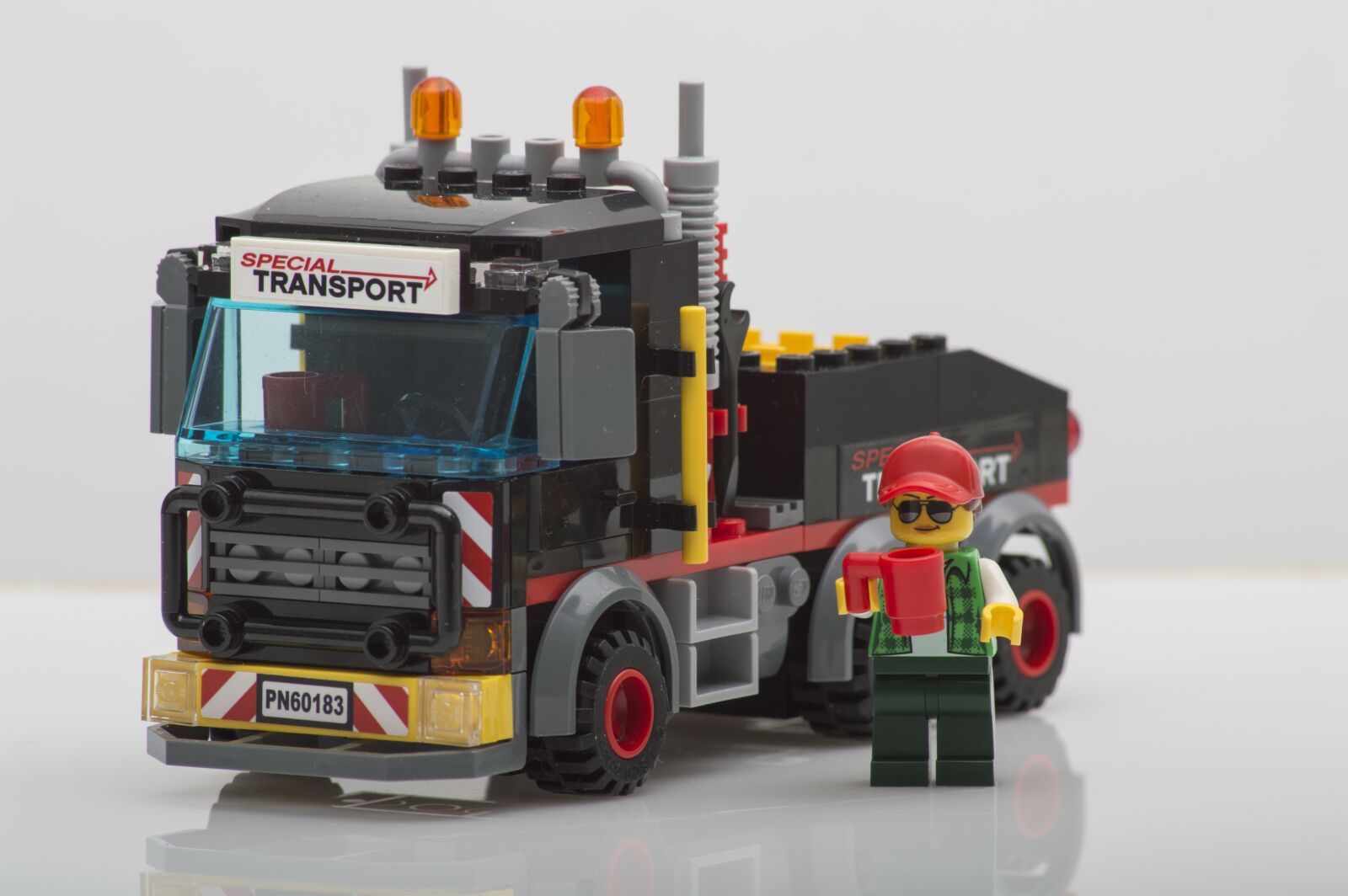 Nikon D3200 sample photo. Lego, truck, toys photography