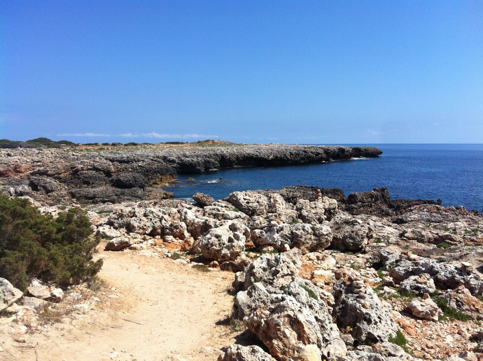Apple iPhone 4 sample photo. Menorca, south coast, summer photography