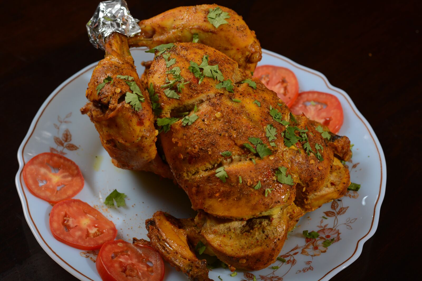 Nikon D5200 sample photo. Chicken, whole chicken, food photography