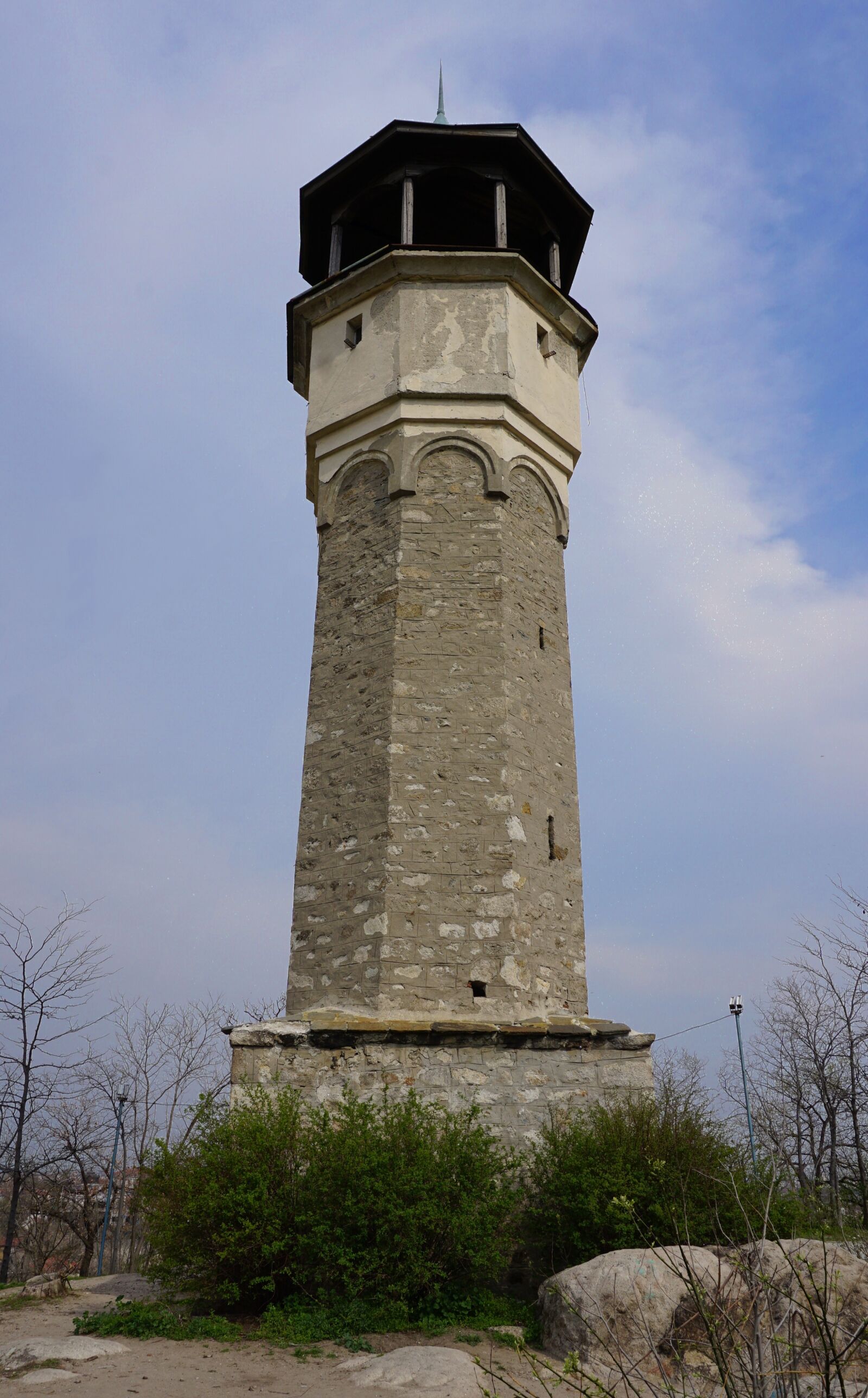 Sony a5100 sample photo. Plovdiv, medieval clock tower photography