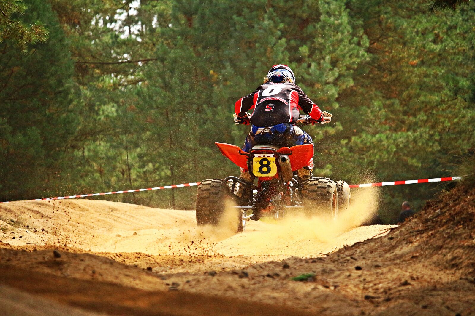 Canon EOS 100D (EOS Rebel SL1 / EOS Kiss X7) sample photo. Motocross, quad, quad race photography