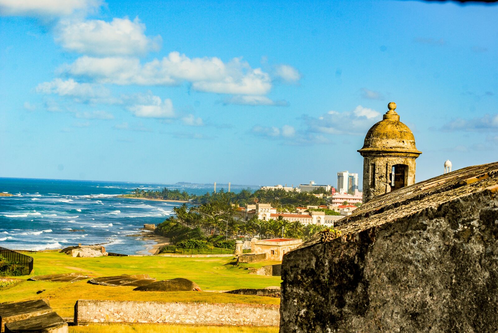 Nikon D40X sample photo. Castle, puerto rico, ocean photography