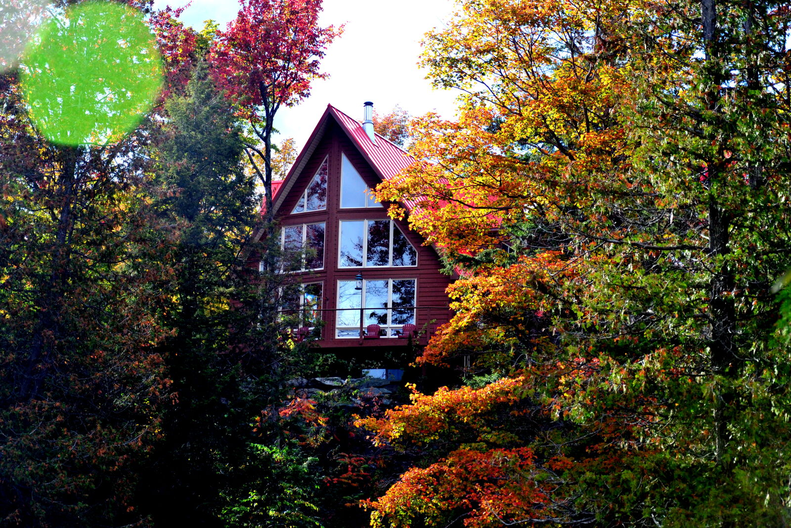 Nikon D3100 sample photo. Autumn, cabin, canada, fall photography