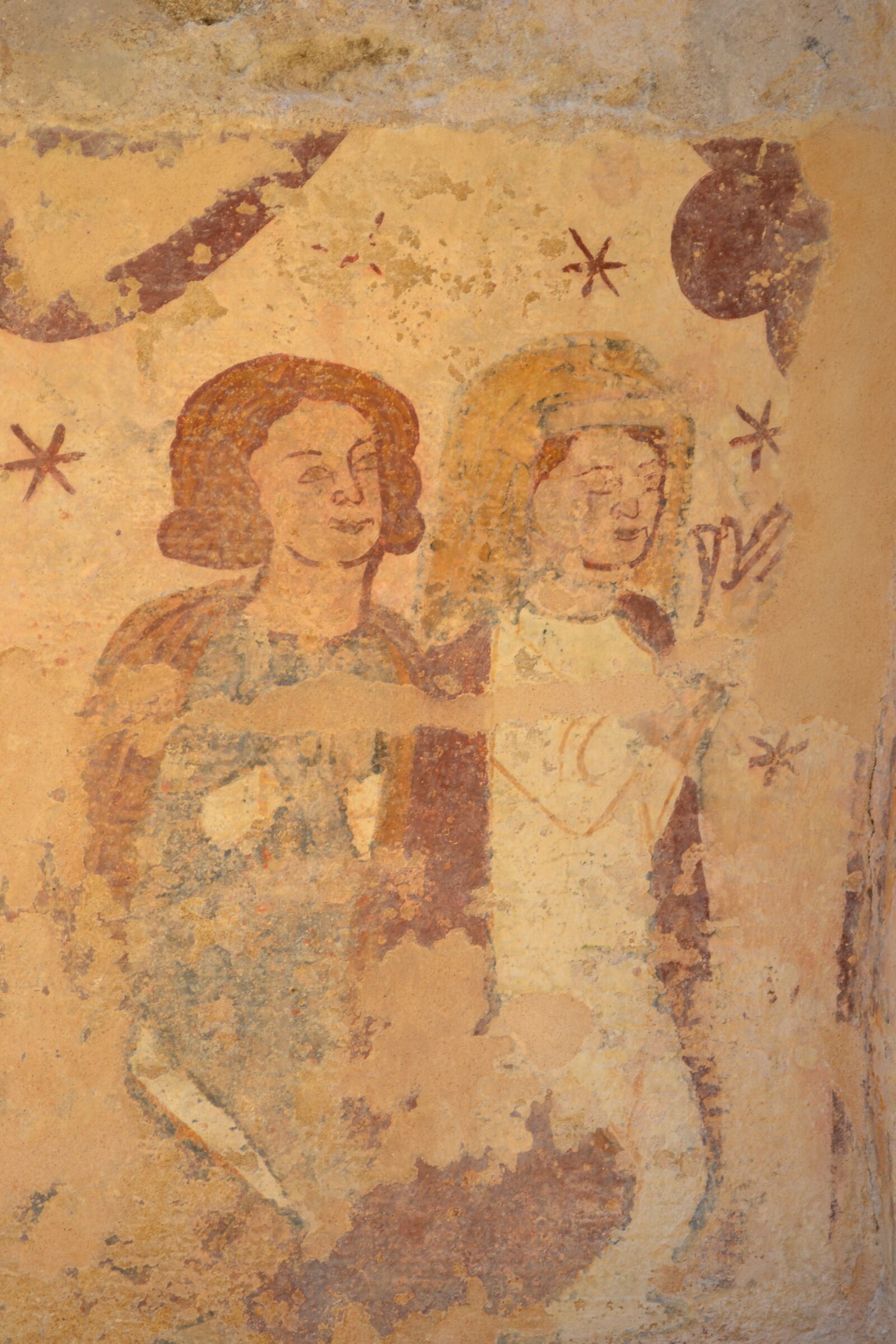 Nikon D3100 sample photo. Fresco, wall, church photography