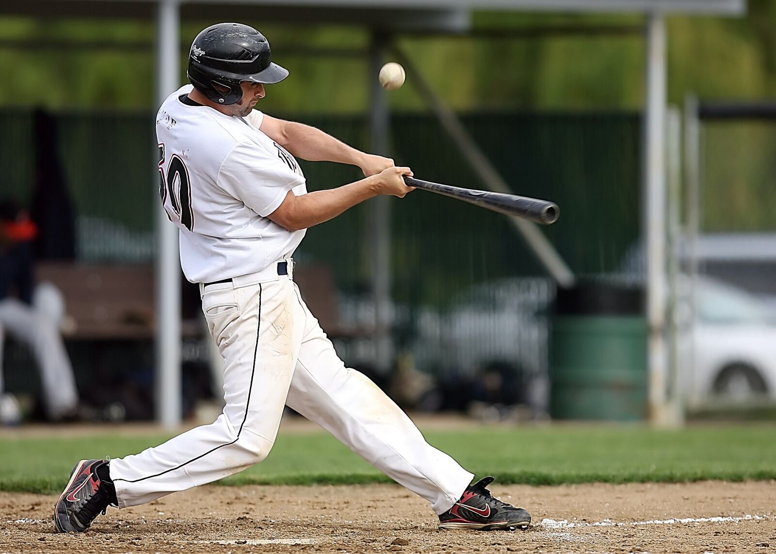 Canon EOS-1D Mark II N sample photo. Baseball, player, batter photography
