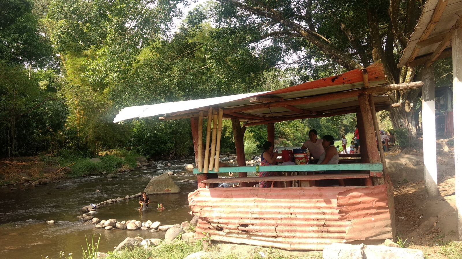 Motorola Moto Z Play sample photo. Chosa, cabin, river photography
