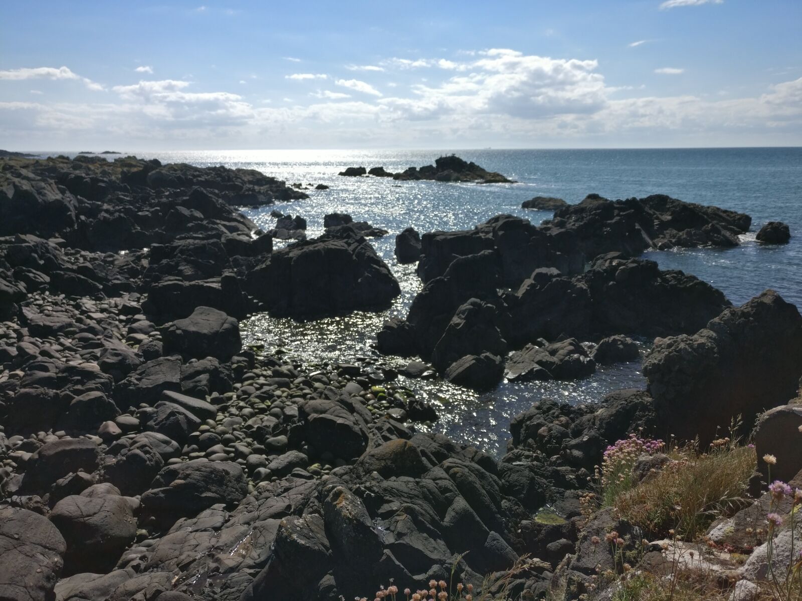 OnePlus A3003 sample photo. Beach, sea, scotland photography