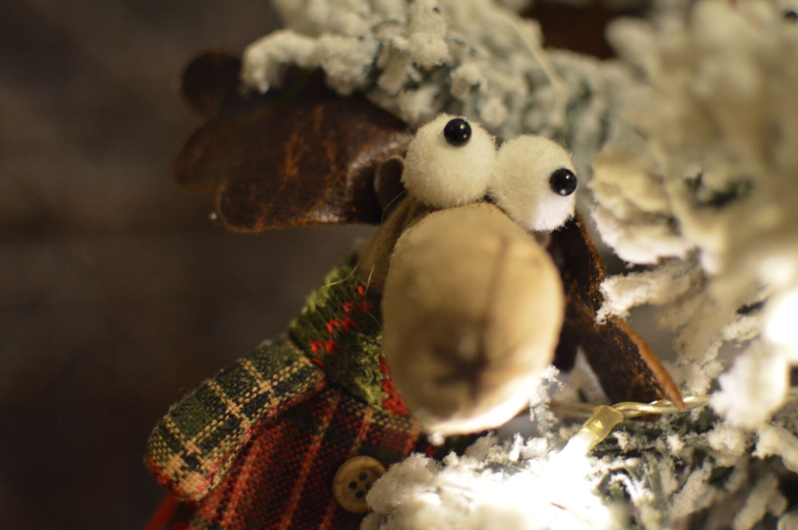 Nikon D3200 sample photo. Moose, snowman, winter photography
