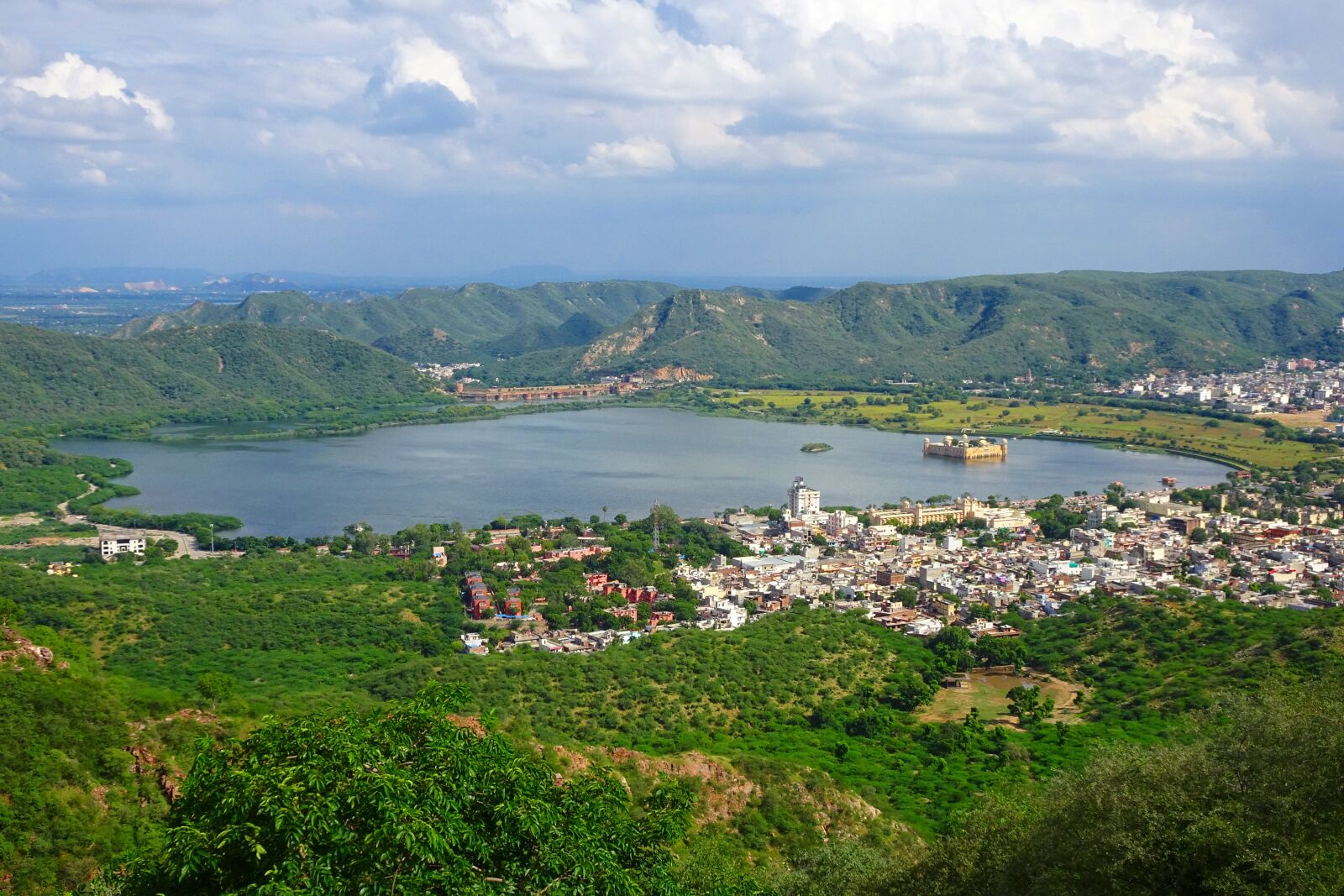 Sony Cyber-shot DSC-HX90V sample photo. Lake, man sagar, jalmahal photography