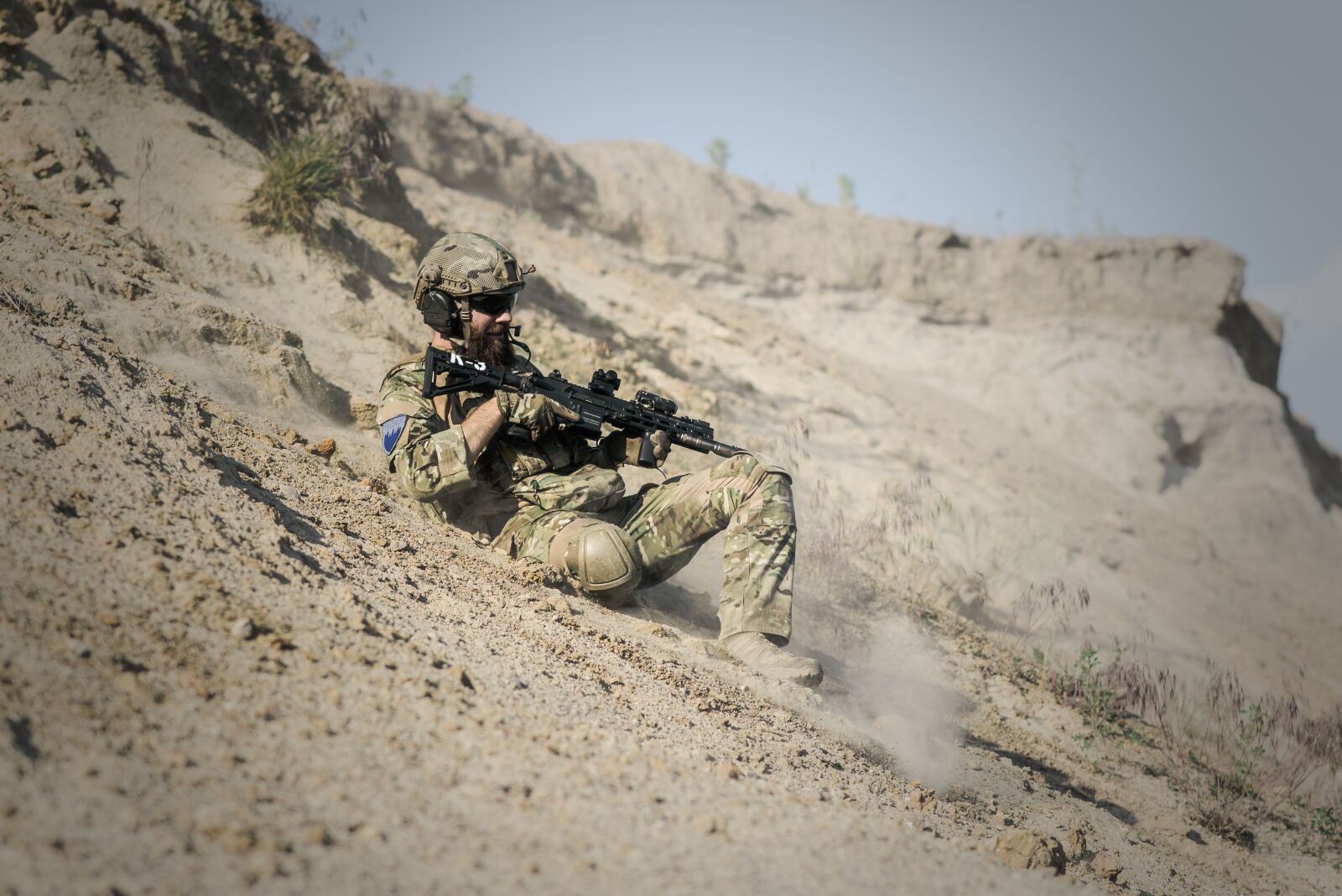 Nikon D600 sample photo. War, desert, guns photography