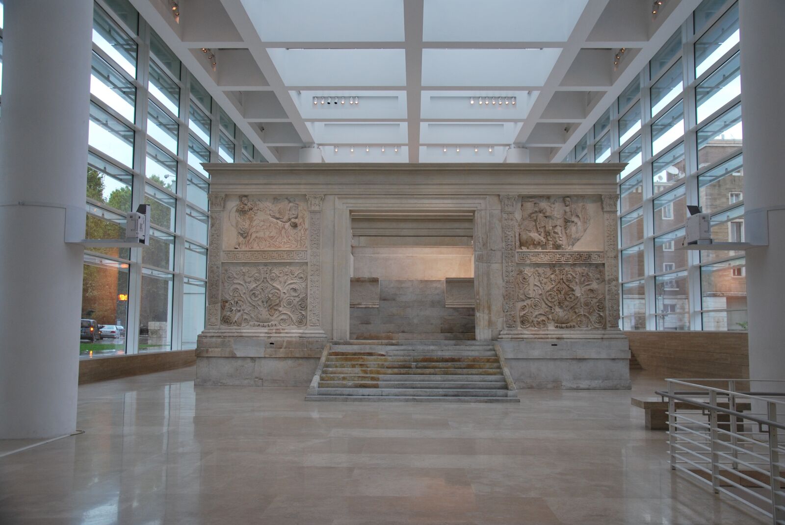 Nikon D60 sample photo. Arapacis, rome, architecture photography