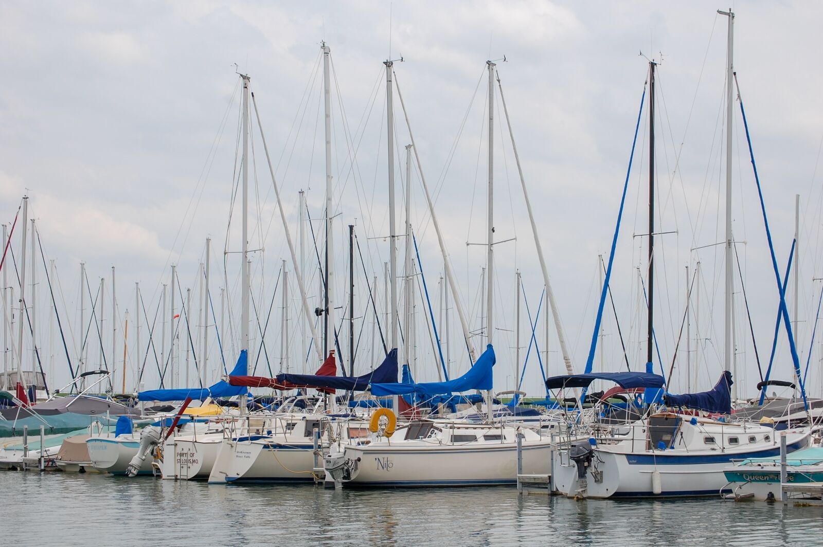 Nikon D40 sample photo. Marina, sailboats, sailing photography