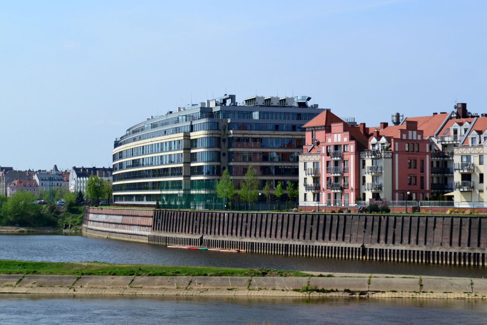 Nikon D3100 sample photo. River, building, poland photography
