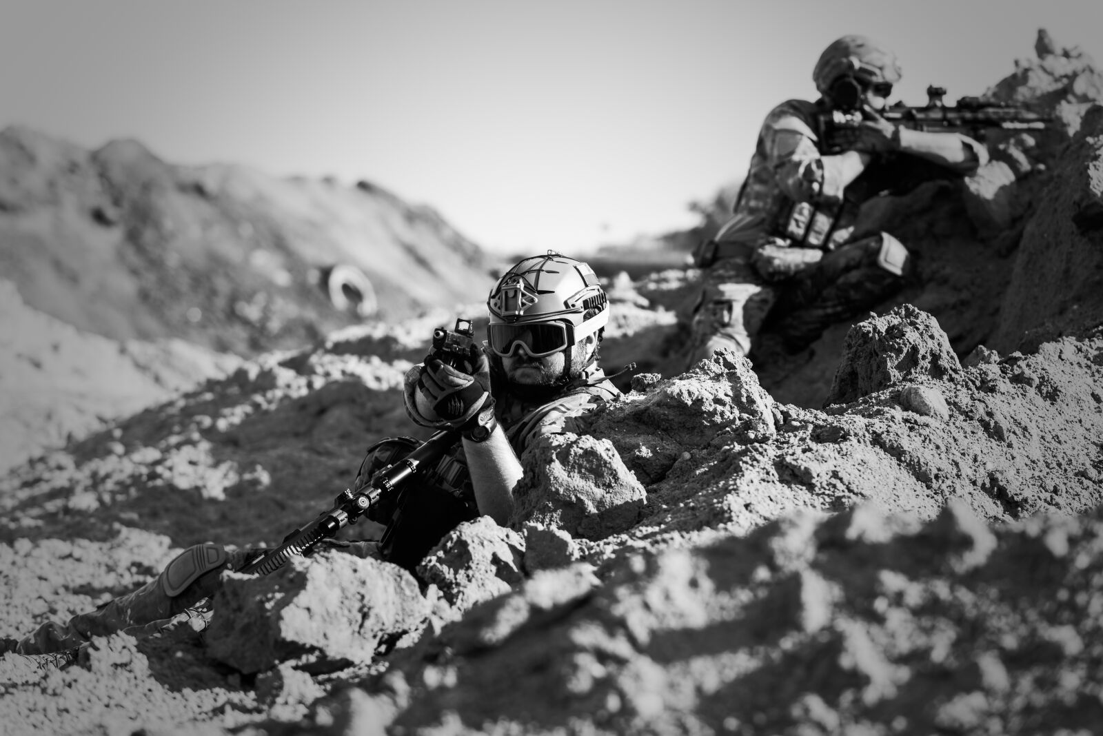 Nikon D600 sample photo. War, desert, guns photography