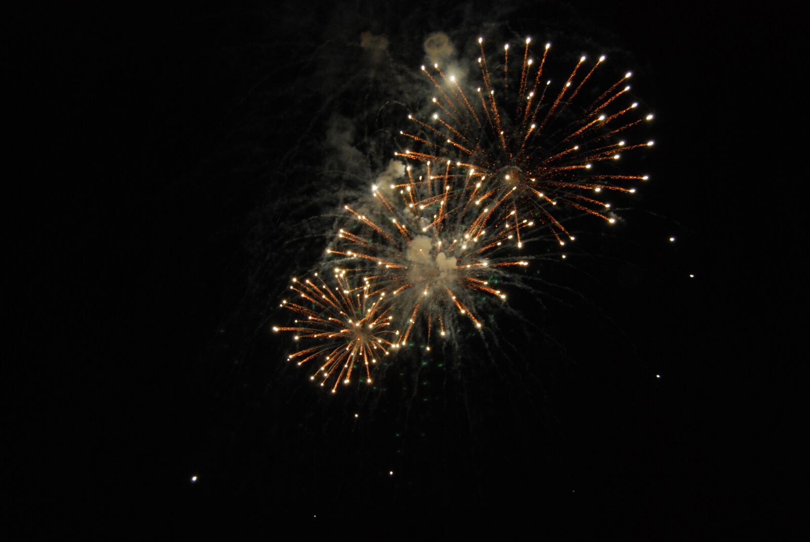 Nikon D40X sample photo. Fireworks, night, pyrotechnics photography