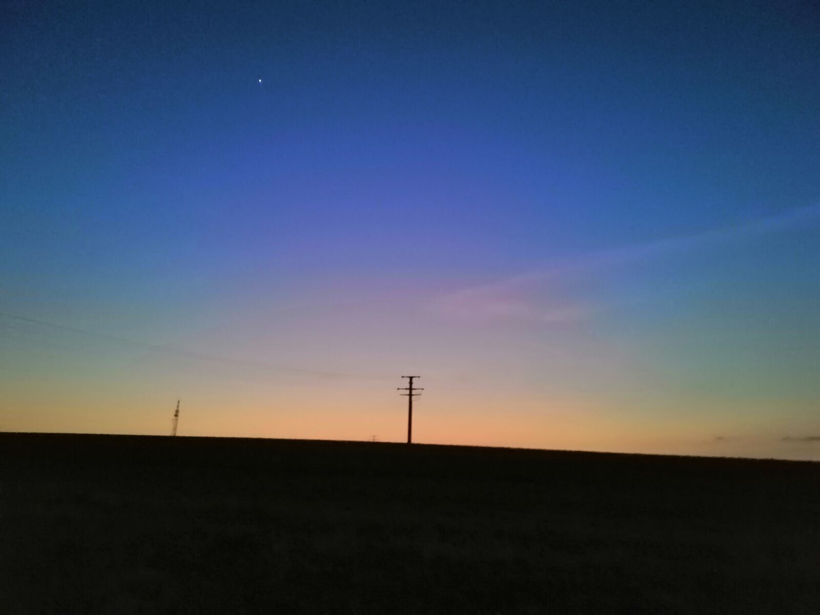 HUAWEI INE-LX1 sample photo. Sunset, field, sun photography