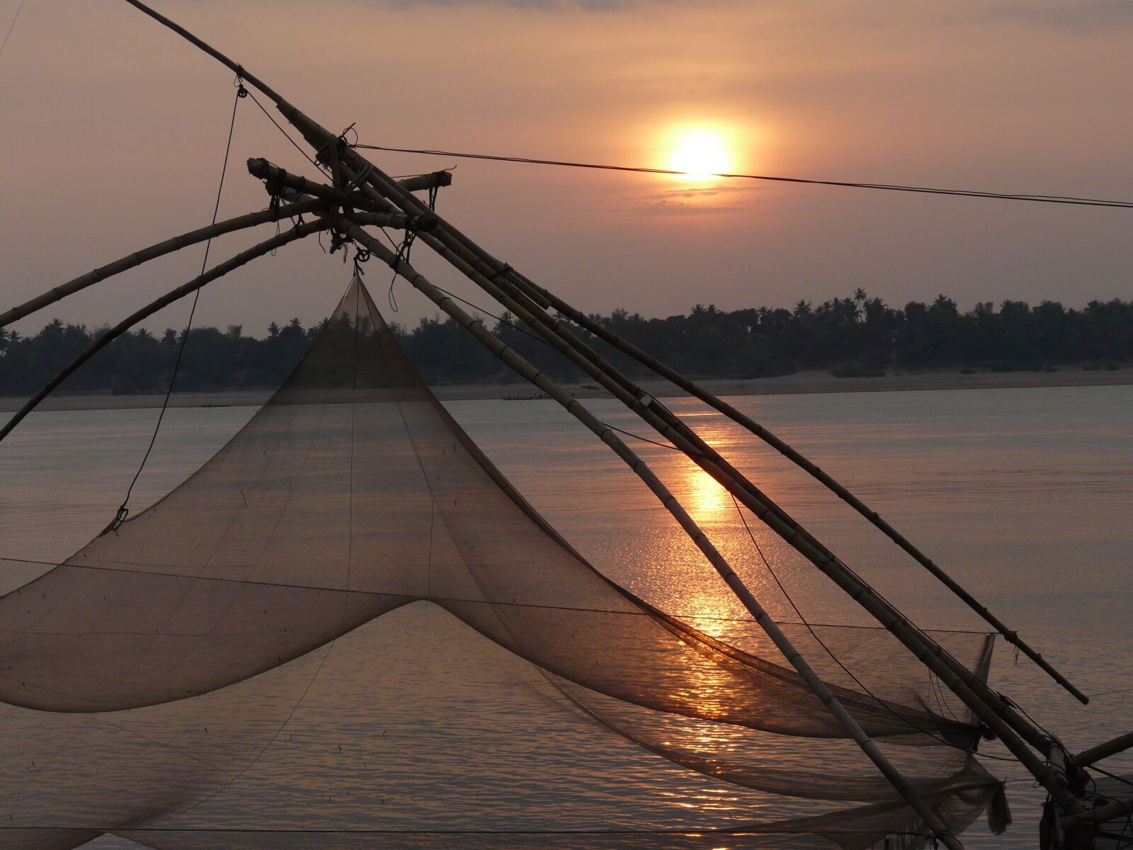 Panasonic DMC-FZ18 sample photo. Sunset, mekong river, river photography