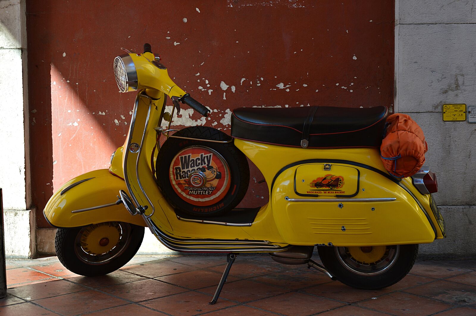 Nikon D3200 sample photo. Vespa, motorcycle, scooter photography