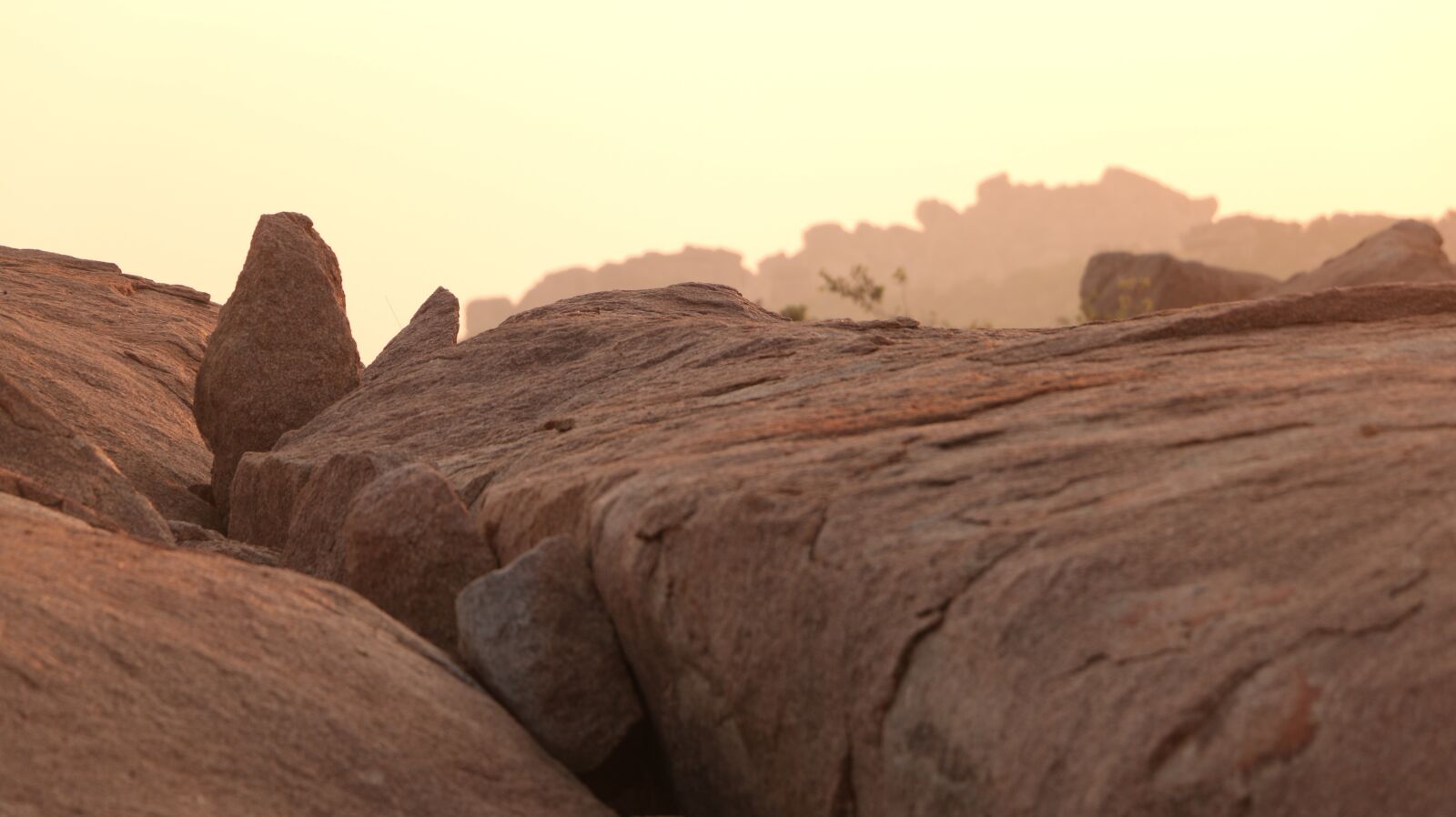 Canon EOS 70D sample photo. Sunset, hampi, karnataka photography