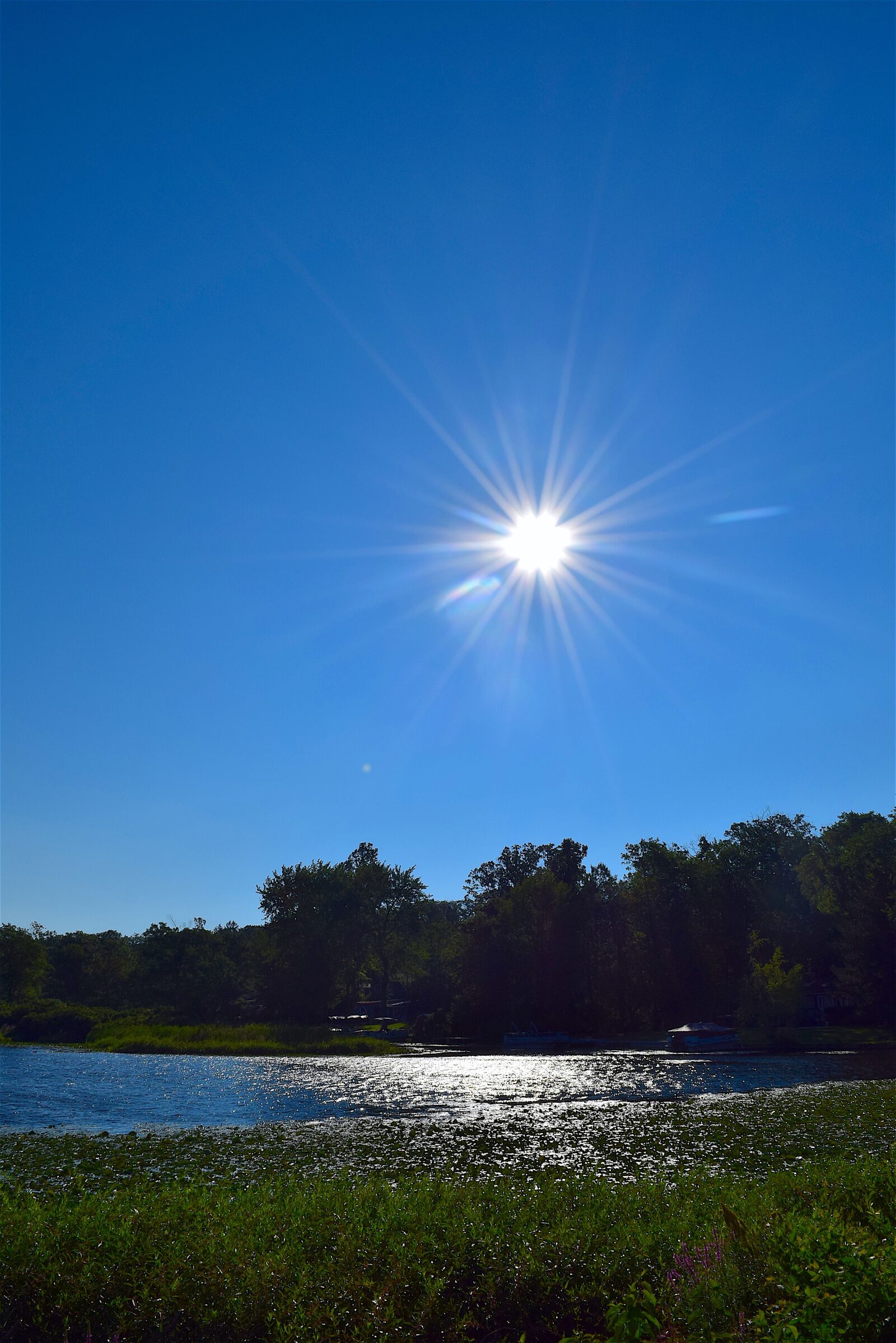 Nikon D3300 sample photo. Sky, sun, lake photography