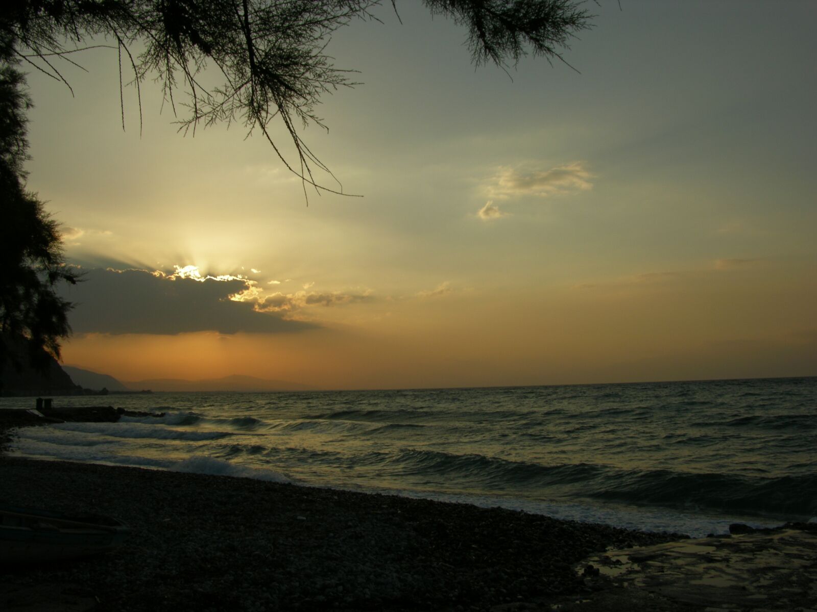Nikon E8700 sample photo. Nature, sunset, sea photography