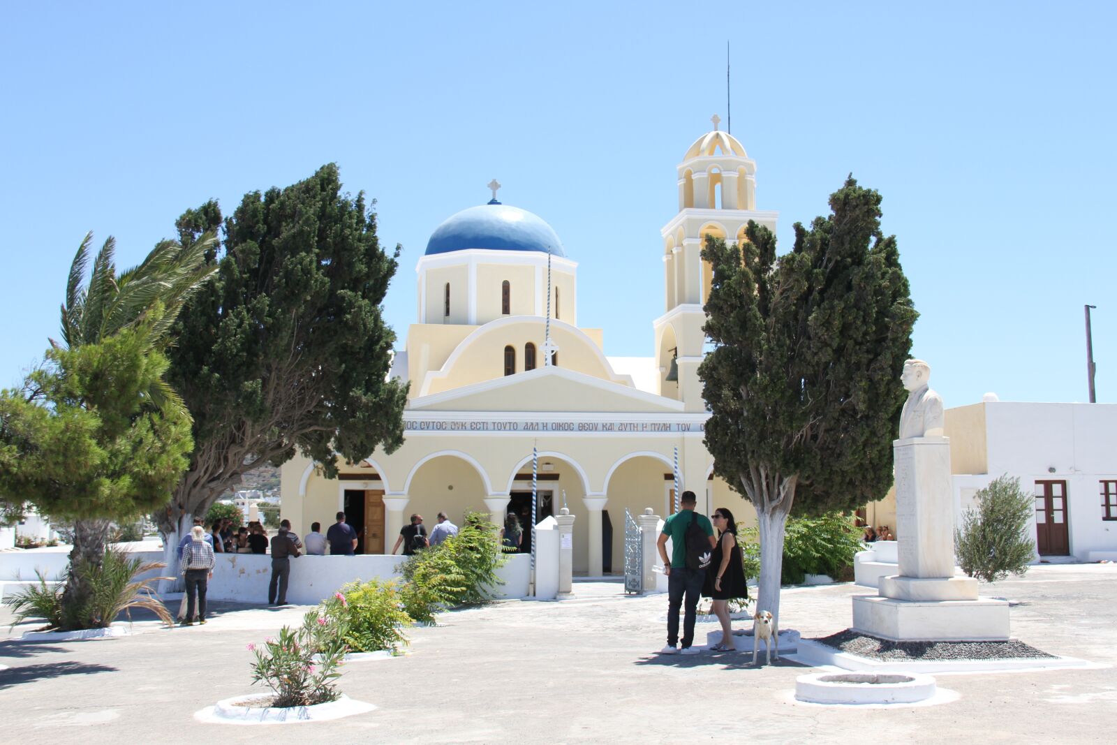 Canon EOS 7D sample photo. Oia, church, santorini photography