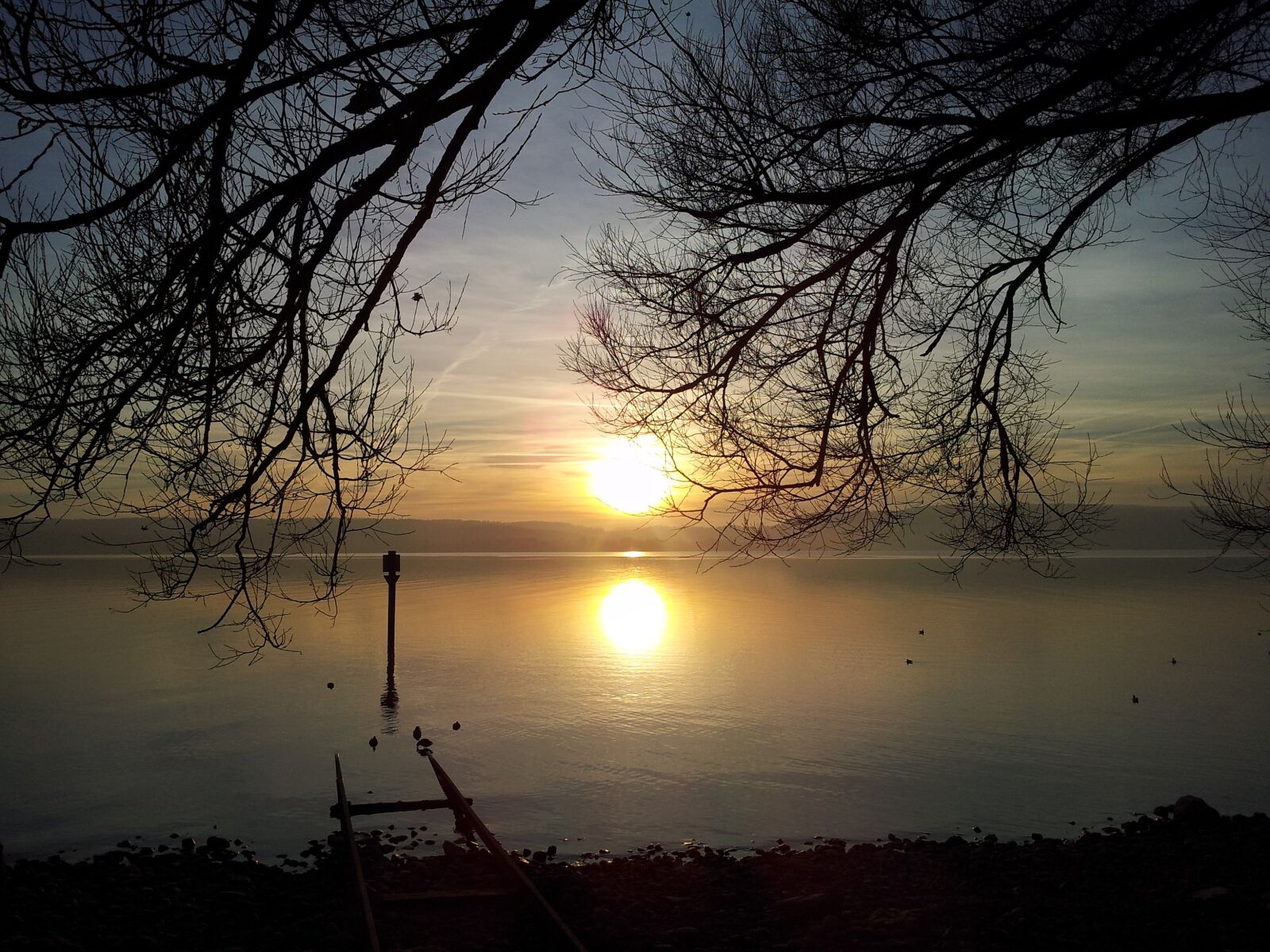 Samsung Galaxy S2 sample photo. Lake, water, abendstimmung photography