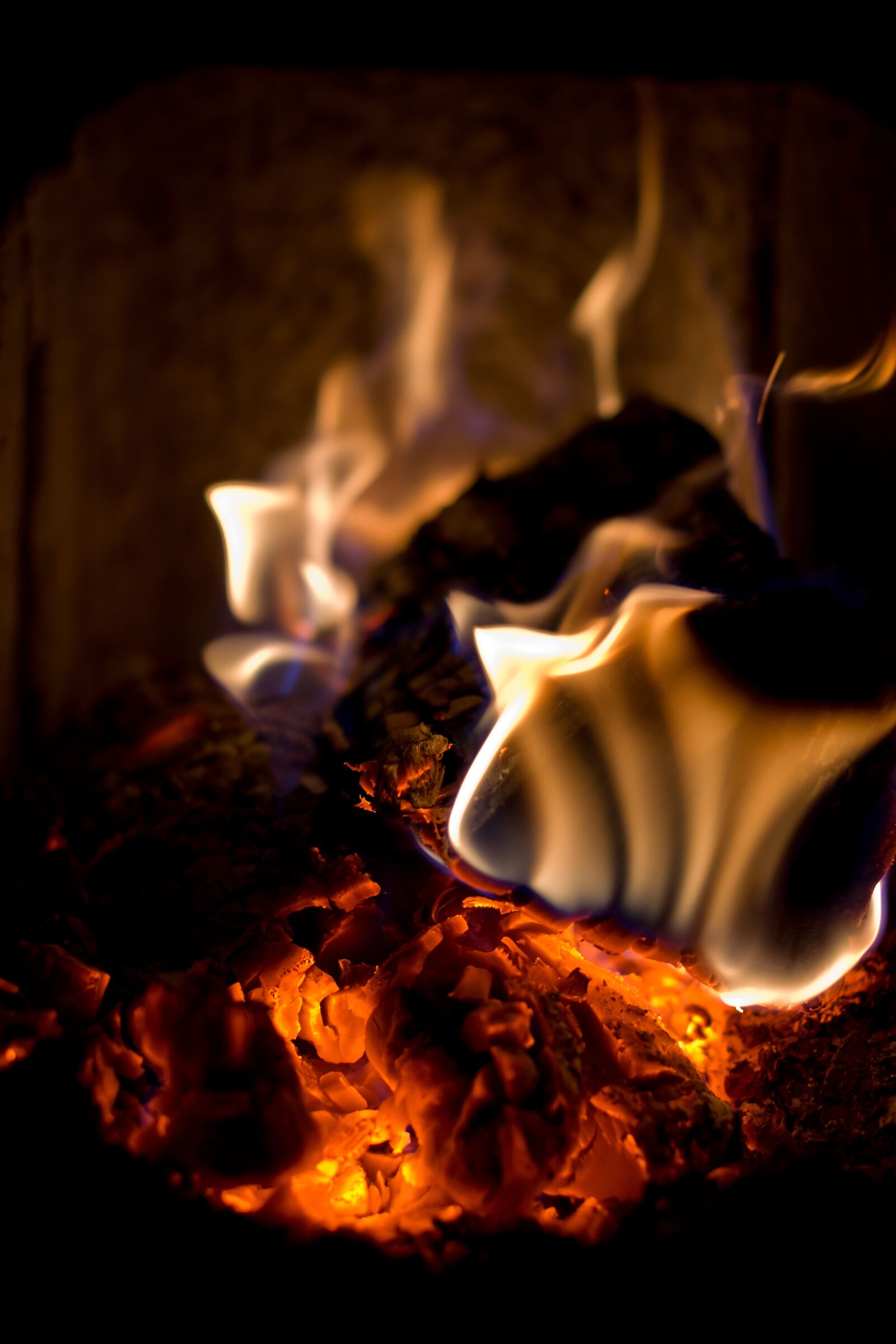 Nikon D3100 sample photo. Fire, winter, christmas photography
