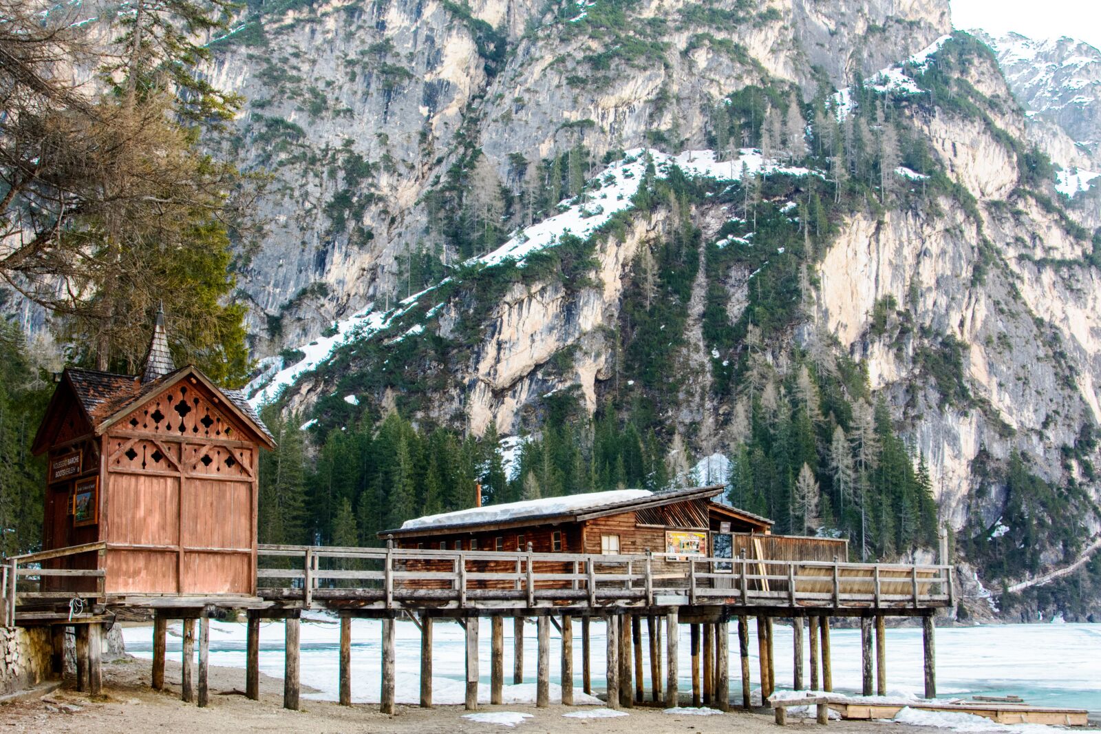 Nikon D5200 sample photo. Lake, braies, nature photography