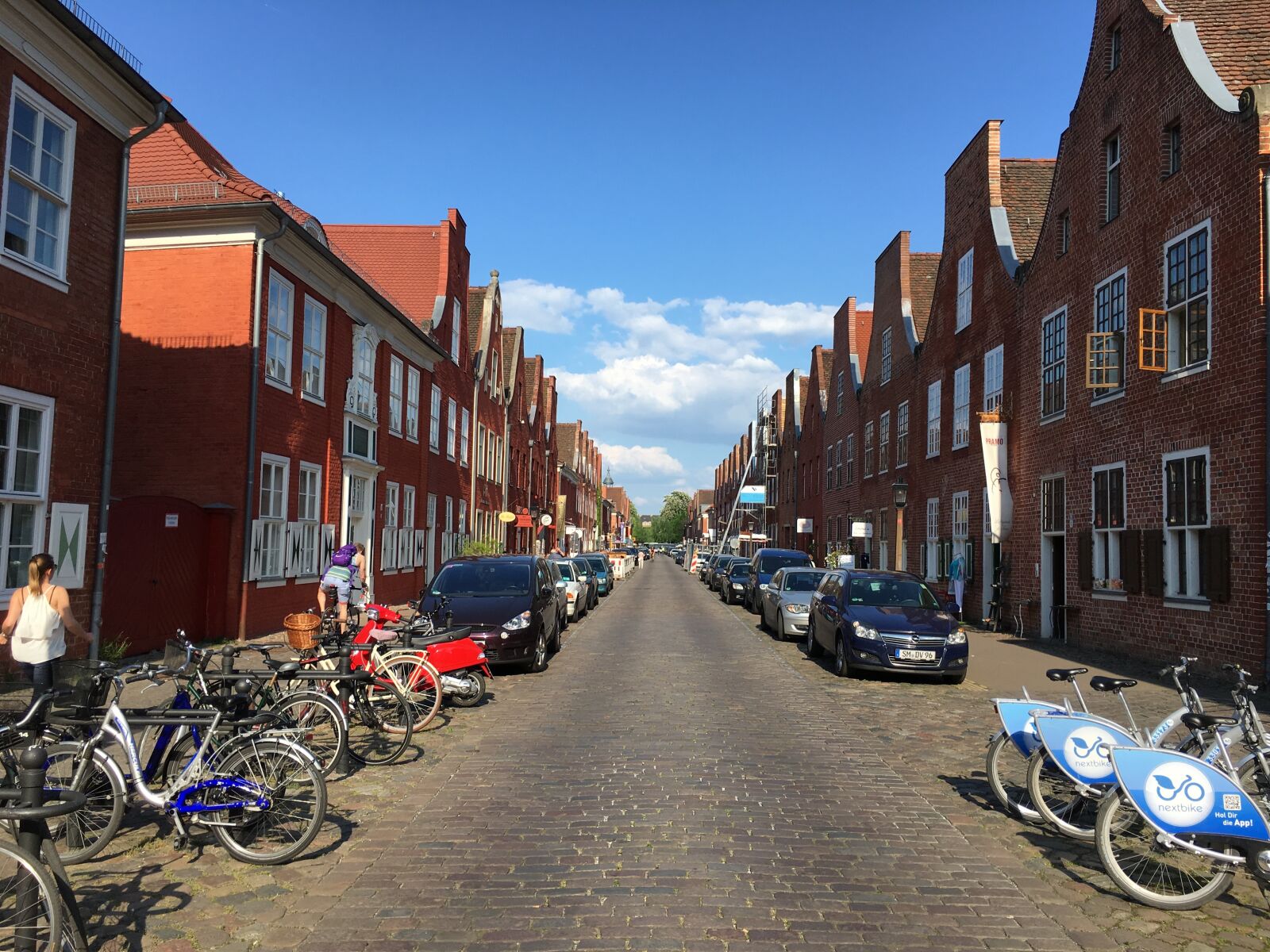 Apple iPhone 6s sample photo. Houses, brick, historically photography