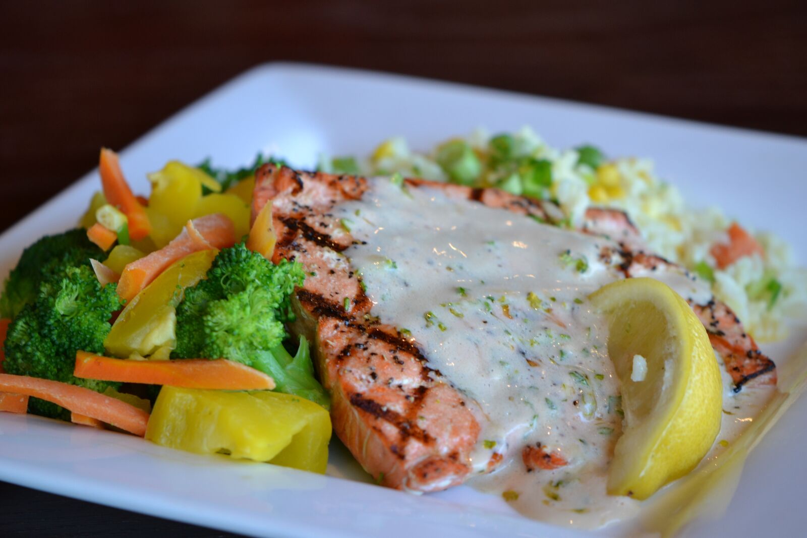 Nikon D3100 sample photo. Healthy, salmon, food photography