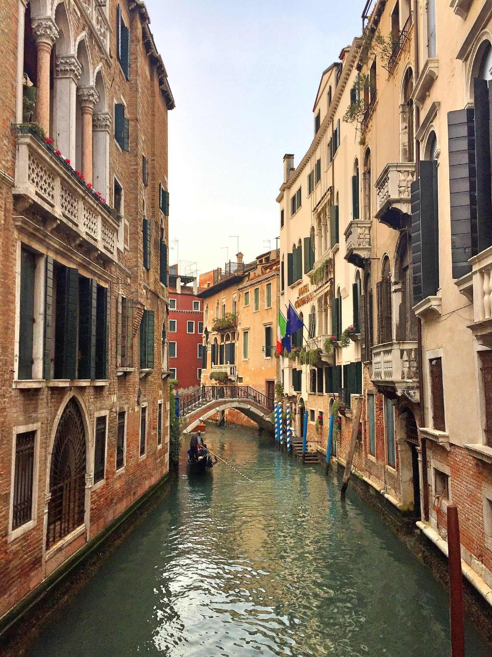 Apple iPhone 6 sample photo. Venice, gondola, channel photography