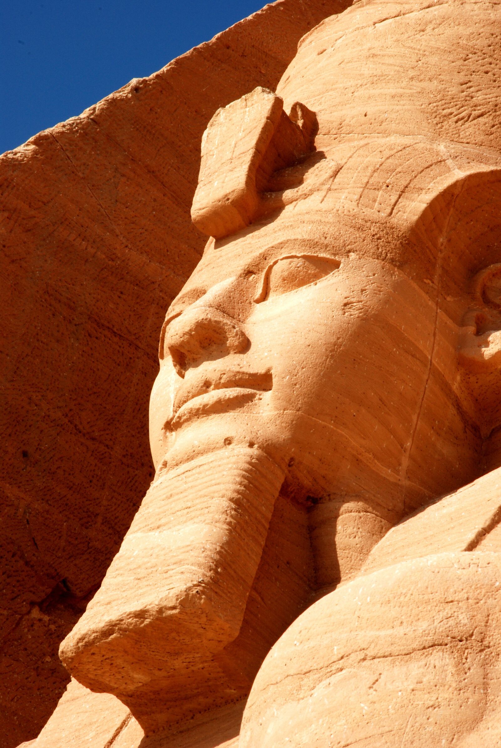 Nikon D80 sample photo. Abu simbel, egypt, statue photography