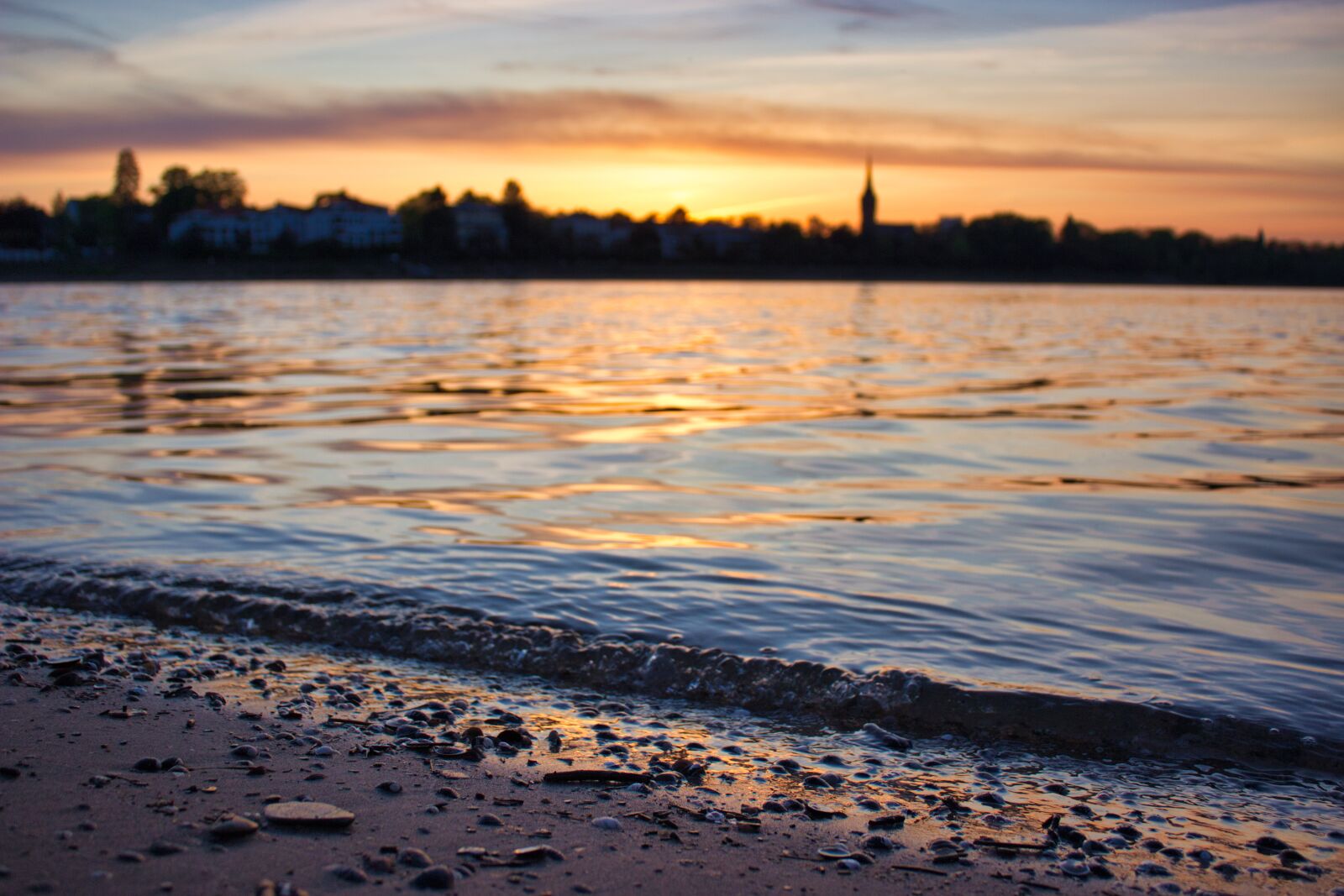 Canon EOS 600D (Rebel EOS T3i / EOS Kiss X5) sample photo. Rhine, sunset, bonn photography