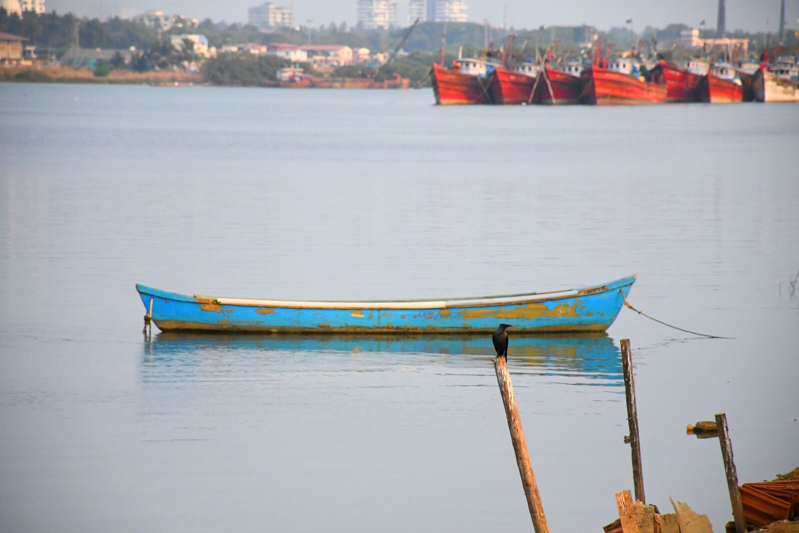 Nikon D7500 sample photo. Boat, water, lake photography