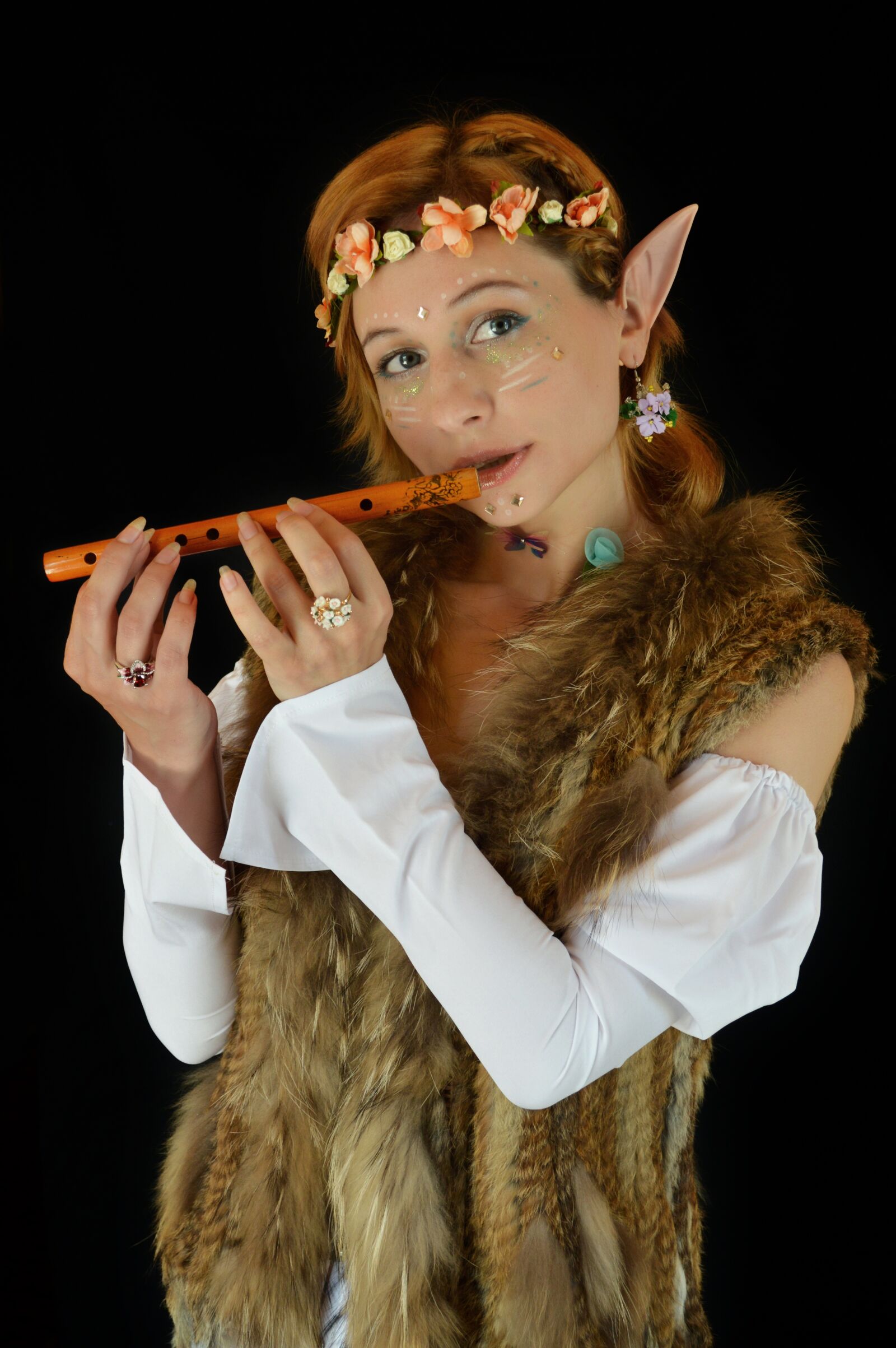 Nikon D3200 sample photo. Elf, ears, story photography