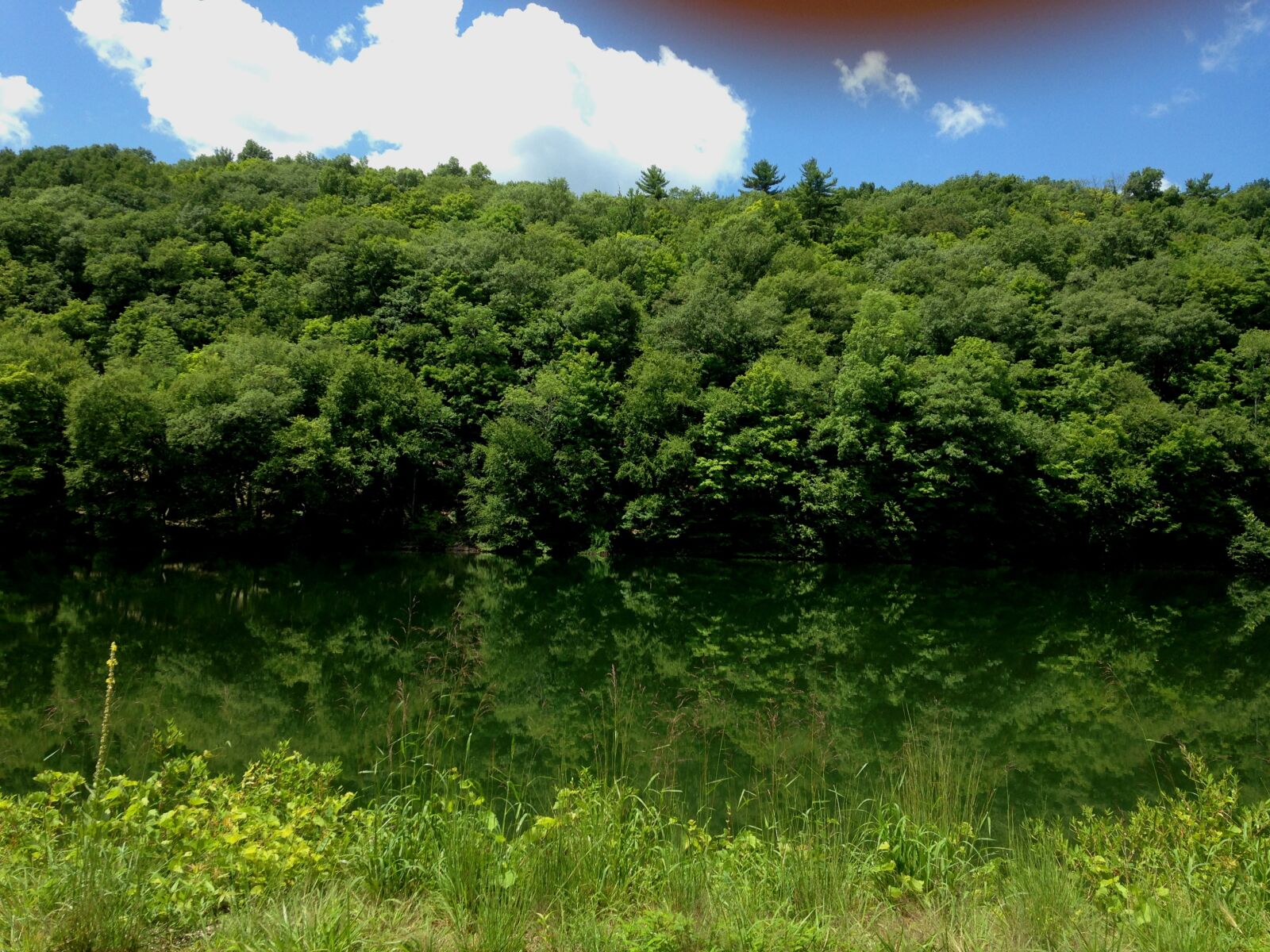 Apple iPhone 5c sample photo. Lake, blue, sky photography