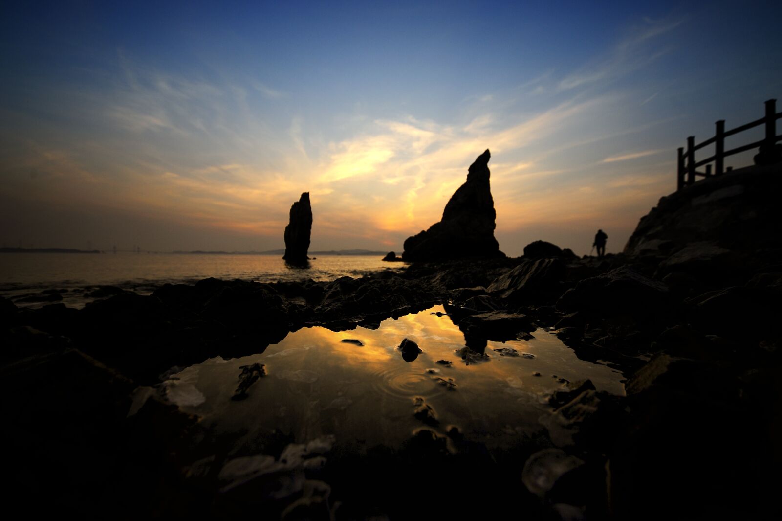Nikon D700 sample photo. Sea, sunset, glow photography