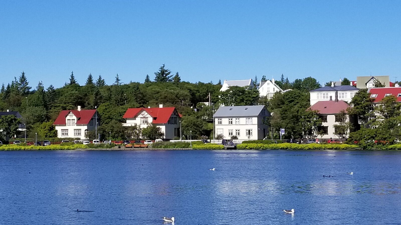 Samsung Galaxy S8+ sample photo. Water, house, iceland photography