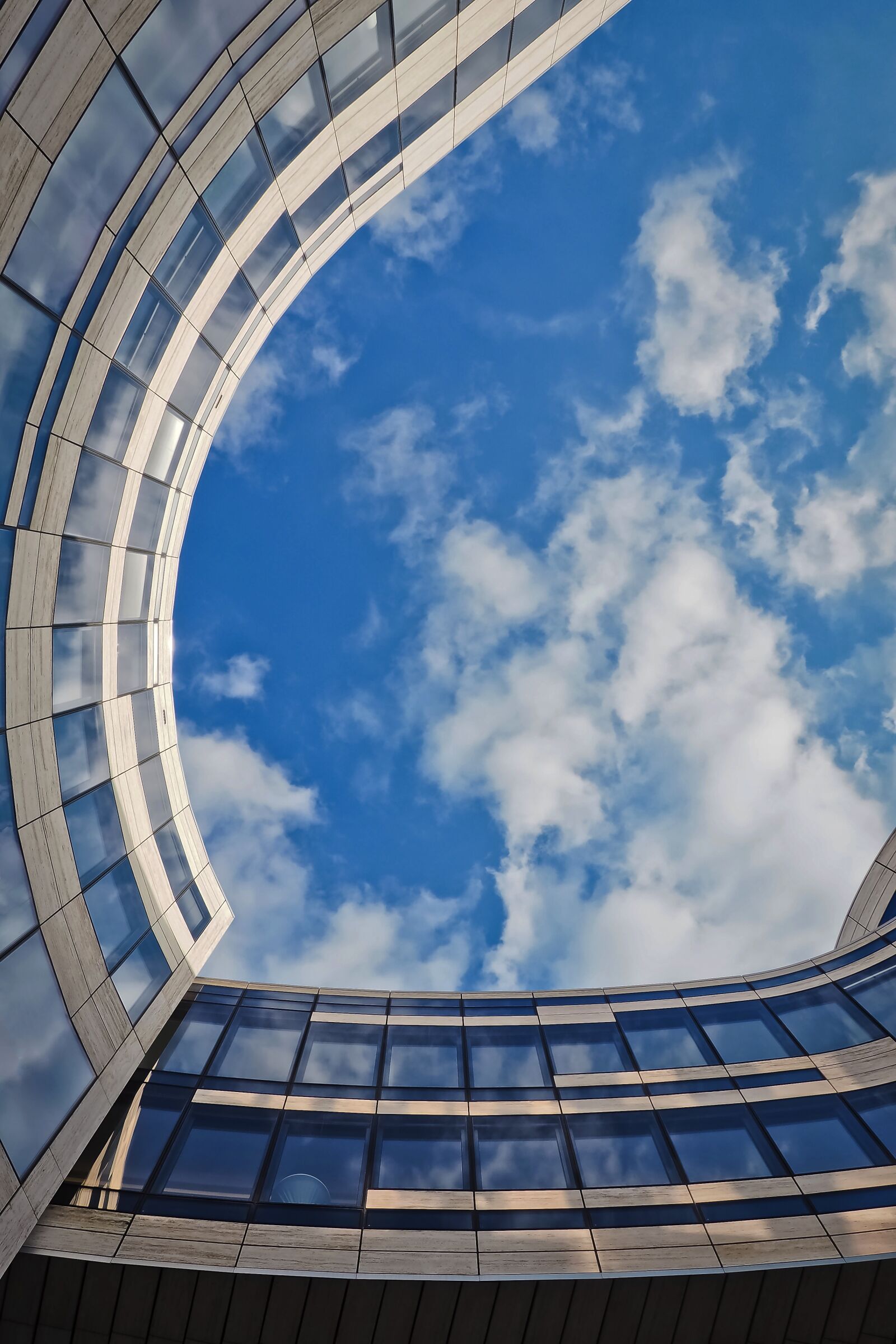 Olympus OM-D E-M10 sample photo. Architecture, glass, modern photography