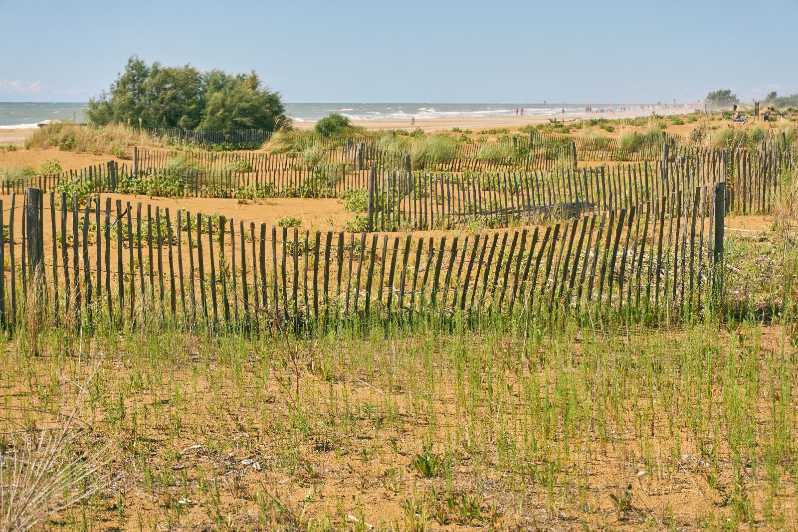 Sony a6400 sample photo. Sand, beach, fence photography