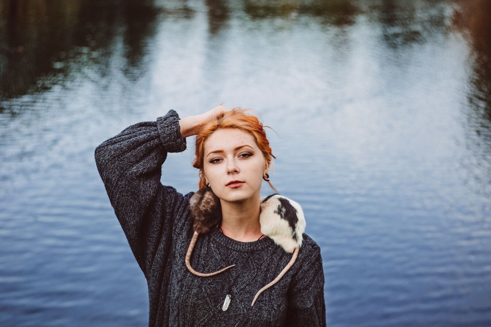 Canon EOS 6D sample photo. Beautiful, girl, lake photography