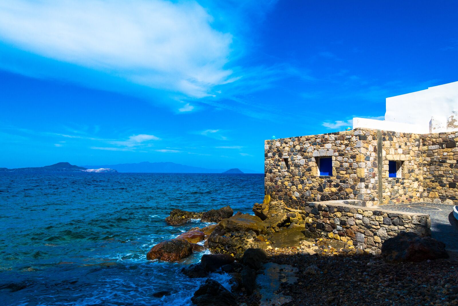 Nikon D7100 sample photo. Nisyros, mandraki, the sun photography